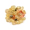 Transparent Acrylic Beads, Heart, Dark Khaki, 6.5x9x5.5mm, Hole: 1.5mm, about 2500pcs/500g