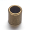 Tibetan Style Alloy Beads, Cadmium Free & Nickel Free & Lead Free, Column, Antique Bronze Color, 9x8mm, Hole: 6mm