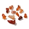 Natural Carnelian Beads, Flower, 16~18.5x11~13mm, Hole: 1~1.2mm