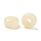 Resin European Beads, Large Hole Column Beads, Light Yellow, 12.5x7mm, Hole: 5mm