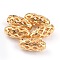 Brass Beads, Long-Lasting Plated, Hollow Out, Rice, Real 24K Gold Plated, 8x4mm, Hole: 1.5mm