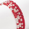 Glass Seed Beads Beaded Bracelets Sets BJEW-JB09076-3