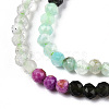 Natural & Synthetic Mixed Gemstone Beads Strands G-D080-A01-03-08-3