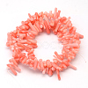 Dyed Chips Synthetic Coral Beads Strands X-CORA-Q026-01E-2