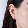 925 Sterling Silver Hoop Earrings for Women EJEW-F317-22G-3
