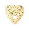 Pierced Brass Pendants KK-G441-13G-1