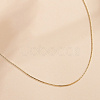 925 Sterling Silver Box Chain Belts AJEW-L098-002G-3