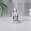 Resin Yoga Woman Prayer Statue DJEW-PW0013-55A-01-1