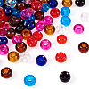 Craftdady 88pcs 8 colors Glass European Beads GLAA-CD0001-10-3