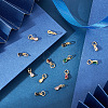 AHADERMAKER 18Pcs 9 Colors  Brass Pave Cubic Zirconia Charms KK-GA0001-31-8