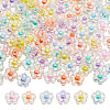 DICOSMETIC 180Pcs 6 Colors Transparent Acrylic Beads OACR-DC0001-20-1