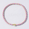 Bohemian Style Seed Beaded & Pearl Stretch Bracelet for Women XY5299-3-1