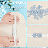 3D Flower Embroidery Polyester Lace Elastic Bridal Garters AJEW-WH0470-02A-5