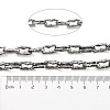 Alloy Twist Oval Link Chains LCHA-K001-04P-3
