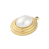 Acrylic Imitation Pearl Pendants STAS-P366-29G-2