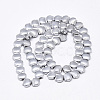 Electroplate Non-magnetic Synthetic Hematite Beads Strands X-G-T061-51D-2
