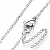 Tarnish Resistant 304 Stainless Steel Pendant Necklaces NJEW-G287-15P-3