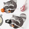 Wolf Shape Paper Candy Lollipops Cards CDIS-I003-05-5