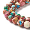 Assembled Natural & Dyed Magnesite Beads Strands G-L575-02K-B-3