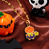 Halloween Stainless Steel Enamel Pendant Necklaces HG2651-3