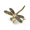 Brass Dragonfly Figurines KK-C073-04AG-2