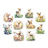 Animal Waterproof PET Stickers Set DIY-G118-03E-1