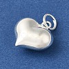 925 Sterling Silver Heart Charms with Jump Rings FIND-U013-05S-01-2