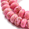 Synthetic Imperial Jasper Dyed Beads Strands G-D077-E01-01H-4