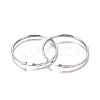 304 Stainless Steel Big Hoop Earrings EJEW-L232-036G-P-2