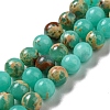 Synthetic Imperial Jasper Dyed Beads Strands G-D077-A01-02C-1