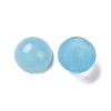 Natural White Jade Cabochons G-G506-8mm-1