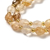 Natural Citrine Beads Strands G-H297-C10-01-3