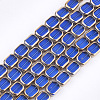 Electroplate Glass Beads Strands EGLA-S188-10C-1