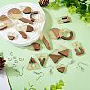 DIY Geometry Earring Making Kit DIY-TA0005-74-5