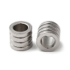 304 Stainless Steel European Beads STAS-Z045-01P-2