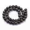 Natural Wood Lace Stone Beads Strands G-S259-40-16mm-2
