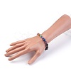 Natural Mixed Stone Stretch Bracelets BJEW-JB03945-02-3