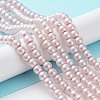 Baking Painted Pearlized Glass Pearl Round Bead Strands HY-Q003-6mm-47-01-2