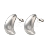 304 Stainless Steel Teardrop Stud Earrings for Wome EJEW-S237-01C-1