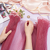 4M Polyester Pleated Lace Trim OCOR-WH0088-24C-3