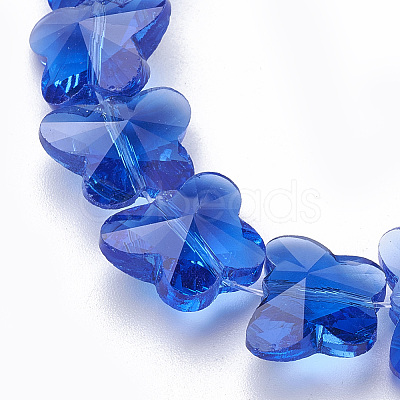 Transparent Glass Beads X-GLAA-Q066-14mm-B09-1