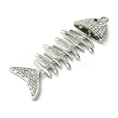 Alloy Rhinestone Pendant FIND-R146-09-1