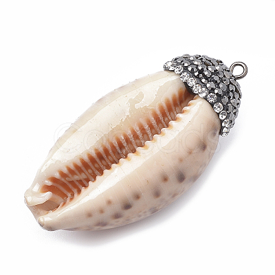 Cowrie Shell Pendants SSHEL-T003-02-1