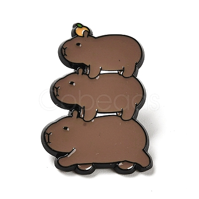 Cartoon Bank Beaver Enamel Pins JEWB-Z014-02D-EB-1