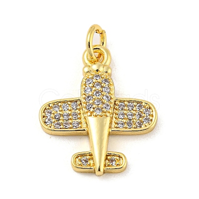 Real 18K Gold Plated Rack Plating Brass Pendants KK-R153-08G-1