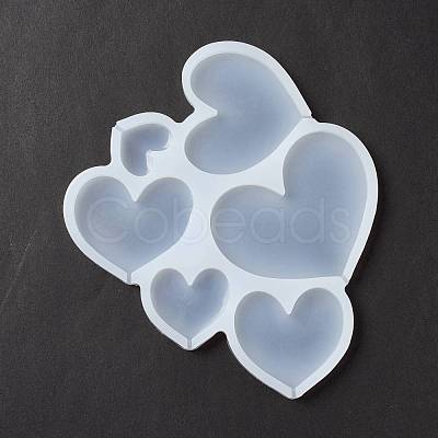 Heart Shape Food Grade Silicone Lollipop Molds DIY-D069-17-1