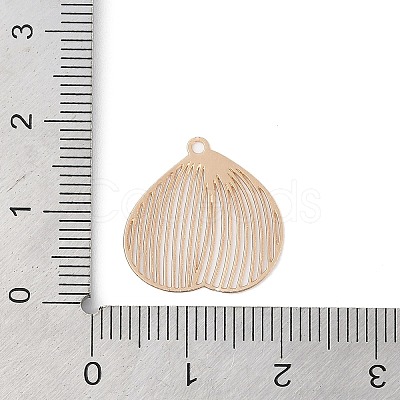 Iron Etched Metal Embellishments Pendants IFIN-Z003-01KCG-1