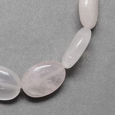 Natural Rose Quartz Stone Beads Strands G-S113-09-1