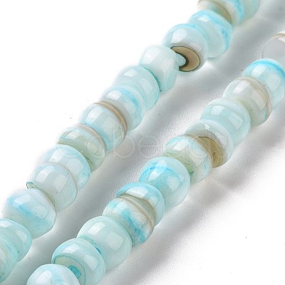 Natural Cultured Freshwater Shell Beads Strands SHEL-F002-01B-1