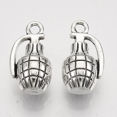 Tibetan Style Alloy Pendants TIBEP-T009-35AS-RS-1